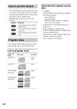 Preview for 4 page of Sony CMT-GP6V Operating Instructions Manual