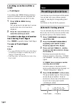 Preview for 14 page of Sony CMT-GP6V Operating Instructions Manual