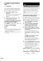 Предварительный просмотр 14 страницы Sony CMT-GP6V Operating Instructions Manual