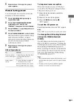 Preview for 15 page of Sony CMT-GP6V Operating Instructions Manual