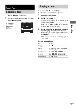 Предварительный просмотр 17 страницы Sony CMT-GP6V Operating Instructions Manual