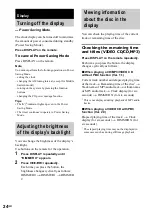 Preview for 24 page of Sony CMT-GP6V Operating Instructions Manual