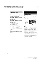 Предварительный просмотр 8 страницы Sony CMT-GPX5 Operating Instructions Manual