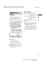 Preview for 11 page of Sony CMT-GPX5 Operating Instructions Manual