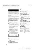 Preview for 12 page of Sony CMT-GPX5 Operating Instructions Manual