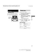 Preview for 15 page of Sony CMT-GPX5 Operating Instructions Manual