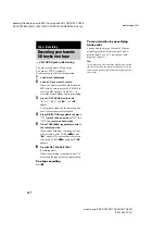 Preview for 16 page of Sony CMT-GPX5 Operating Instructions Manual