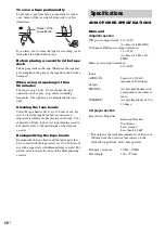 Preview for 32 page of Sony CMT-GPX9DAB Operating Instructions Manual