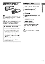 Preview for 11 page of Sony CMT-GPZ6 Operating Instructions Manual