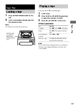 Предварительный просмотр 19 страницы Sony CMT-GPZ6 Operating Instructions Manual