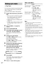 Preview for 22 page of Sony CMT-GPZ6 Operating Instructions Manual