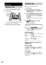 Preview for 16 page of Sony CMT-HP7 - Executive Microsystem Operating Instructions Manual