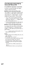 Preview for 24 page of Sony CMT-HP7 - Executive Microsystem Operating Instructions Manual