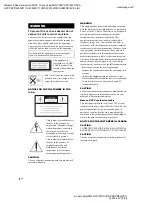 Предварительный просмотр 2 страницы Sony CMT-HPX10W - Micro Hi Fi Component System Operating Instructions Manual