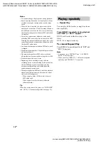 Preview for 12 page of Sony CMT-HPX10W - Micro Hi Fi Component System Operating Instructions Manual