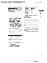 Предварительный просмотр 13 страницы Sony CMT-HPX10W - Micro Hi Fi Component System Operating Instructions Manual