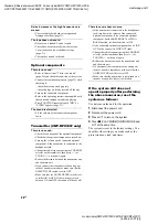 Preview for 28 page of Sony CMT-HPX10W - Micro Hi Fi Component System Operating Instructions Manual