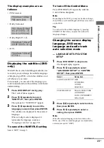 Preview for 23 page of Sony CMT-HPX11D Operating Instructions Manual