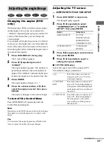 Preview for 25 page of Sony CMT-HPX11D Operating Instructions Manual