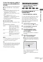 Предварительный просмотр 27 страницы Sony CMT-HPX11D Operating Instructions Manual