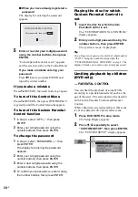 Preview for 28 page of Sony CMT-HPX11D Operating Instructions Manual