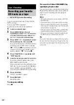 Preview for 36 page of Sony CMT-HPX11D Operating Instructions Manual