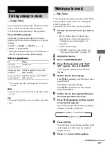 Preview for 41 page of Sony CMT-HPX11D Operating Instructions Manual