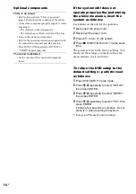 Preview for 54 page of Sony CMT-HPX11D Operating Instructions Manual