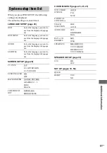 Preview for 61 page of Sony CMT-HPX11D Operating Instructions Manual