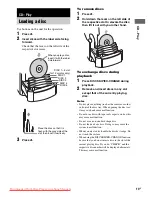 Предварительный просмотр 13 страницы Sony CMT HPZ7 Operating Instructions Manual