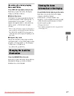 Preview for 27 page of Sony CMT HPZ7 Operating Instructions Manual