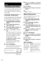 Preview for 18 page of Sony CMT-HPZ9 - Micro Hi Fi Component System Operating Instructions Manual