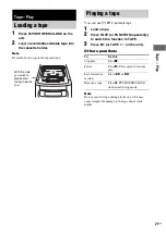 Preview for 21 page of Sony CMT-HPZ9 - Micro Hi Fi Component System Operating Instructions Manual