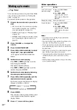 Preview for 24 page of Sony CMT-HPZ9 - Micro Hi Fi Component System Operating Instructions Manual