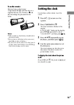 Preview for 13 page of Sony CMT-HX35R Operating Instructions Manual