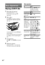 Preview for 14 page of Sony CMT-HX35R Operating Instructions Manual
