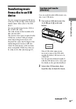 Предварительный просмотр 17 страницы Sony CMT-HX35R Operating Instructions Manual