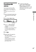 Preview for 27 page of Sony CMT-HX35R Operating Instructions Manual