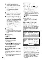 Предварительный просмотр 16 страницы Sony CMT-HX3R Operating Instructions Manual