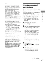 Preview for 17 page of Sony CMT-HX3R Operating Instructions Manual