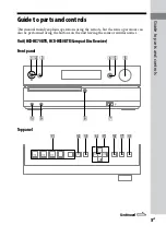 Preview for 5 page of Sony CMT-HX50BTR Operating Instructions Manual