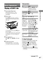 Предварительный просмотр 13 страницы Sony CMT-HX50BTR Operating Instructions Manual