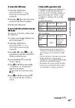 Preview for 23 page of Sony CMT-HX50BTR Operating Instructions Manual