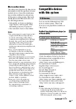 Preview for 43 page of Sony CMT-HX50BTR Operating Instructions Manual