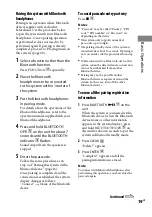 Preview for 19 page of Sony CMT-HX5BT Operating Instructions Manual