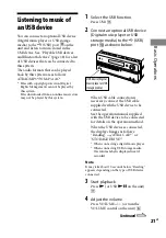 Предварительный просмотр 21 страницы Sony CMT-HX5BT Operating Instructions Manual