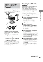 Preview for 19 page of Sony CMT-HX90BTR Operating Instructions Manual