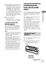 Предварительный просмотр 21 страницы Sony CMT-HX90BTR Operating Instructions Manual