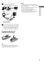 Preview for 5 page of Sony CMT-J3MD Operating Instructions Manual
