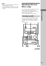 Preview for 11 page of Sony CMT-J3MD Operating Instructions Manual